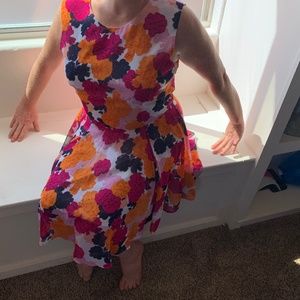 Maison Jules flower print sleeveless dress